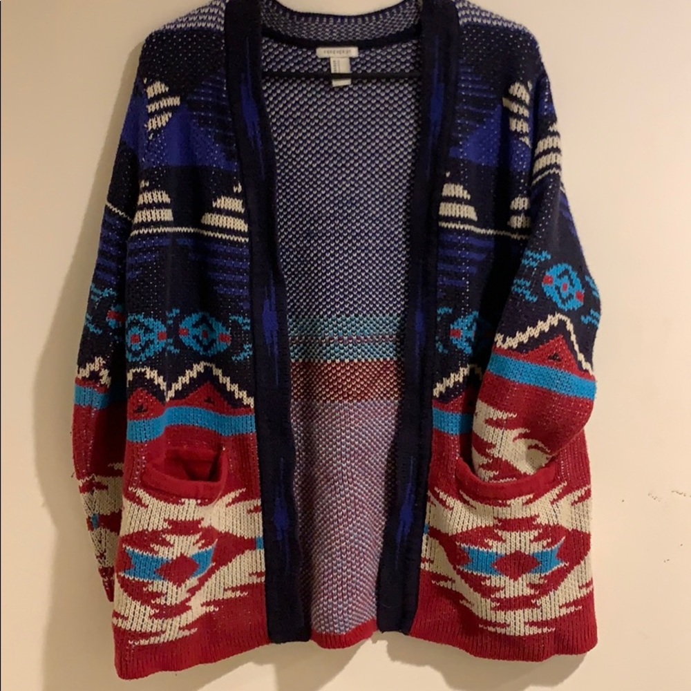 Aztec Style Cardigan in Small